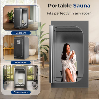 Portable Steam Home Sauna - SLISAU35GRY