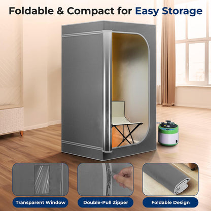 Portable Steam Home Sauna - SLISAU35GRY