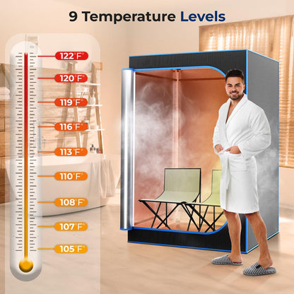 Compact & Portable Stem Sauna - SLISAU40BK