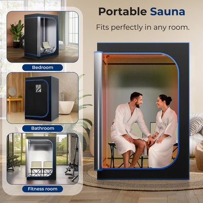 Compact & Portable Stem Sauna - SLISAU40BK