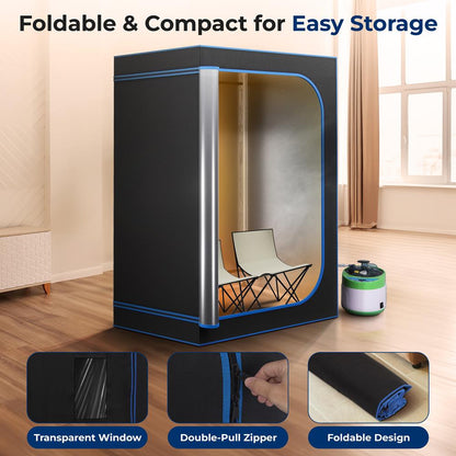 Compact & Portable Stem Sauna - SLISAU40BK