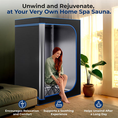Compact & Portable Stem Sauna - SLISAU40BK