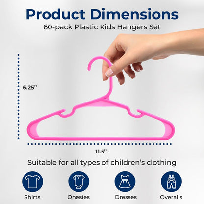 Plastic Kids Hanger - SLKHPK60
