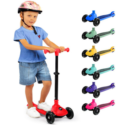 Foldable Kid Kick Scooter - SLKSC12RD