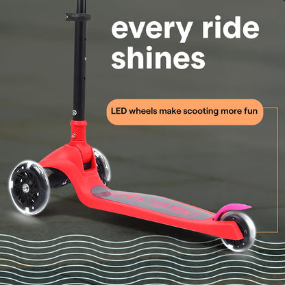 Foldable Kid Kick Scooter - SLKSC12RD