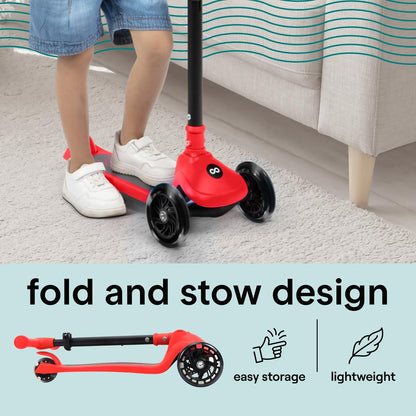 Foldable Kid Kick Scooter - SLKSC12RD