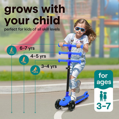 Foldable Kid Kick Scooter - SLKSC15BL