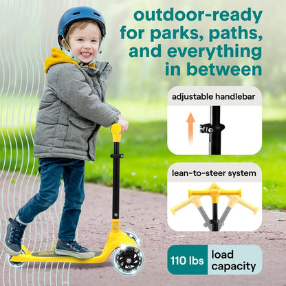 Foldable Kid Kick Scooter - SLKSC17YL