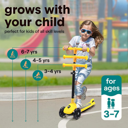 Foldable Kid Kick Scooter - SLKSC17YL