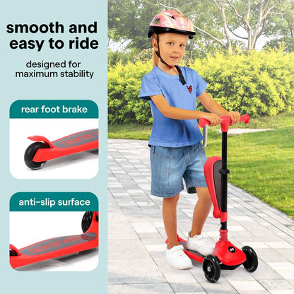 Foldable Kid Kick Scooter - SLKSC22RD