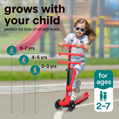 Foldable Kid Kick Scooter - SLKSC22RD