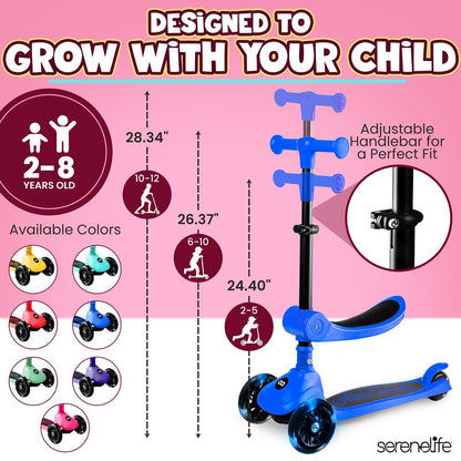 Foldable Kid Kick Scooter - SLKSC25BL