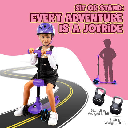 Foldable Kid Kick Scooter - SLKSC26PR
