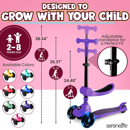Foldable Kid Kick Scooter - SLKSC26PR