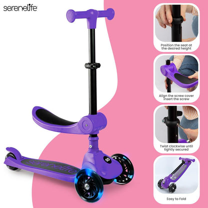 Foldable Kid Kick Scooter - SLKSC26PR