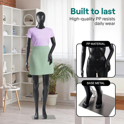 Female Torso Dress Form Mannequin - SLMAQFEBK