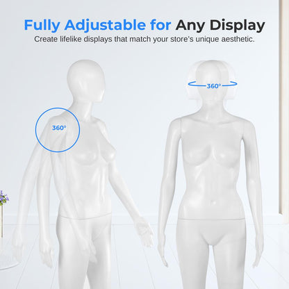 Female Torso Dress Form Mannequin - SLMAQFE