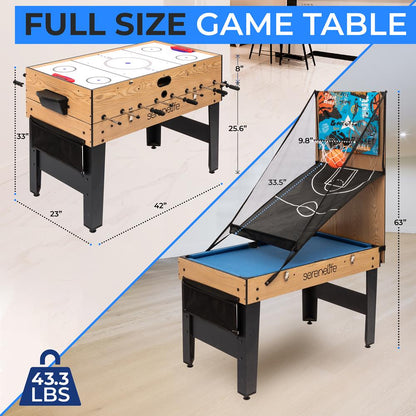 42" 6-in-1 Multi Game Table - SLMTARHK006