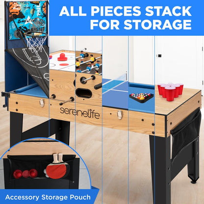42" 6-in-1 Multi Game Table - SLMTARHK006