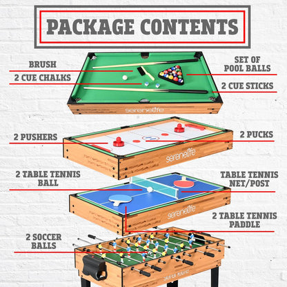 4 in 1 Multi-Function Game Table - SLMTGTBL41