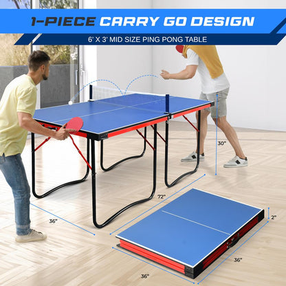 Foldable Table Tennis Table - SLPPNGPO11