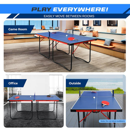 Foldable Table Tennis Table - SLPPNGPO11