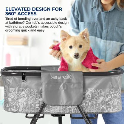 Portable Dog Bath Tub - SLPTUBG10