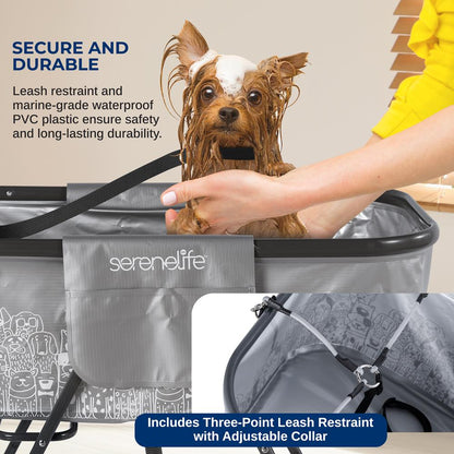 Portable Dog Bath Tub - SLPTUBG10