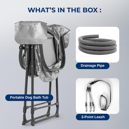 Portable Dog Bath Tub - SLPTUBG10