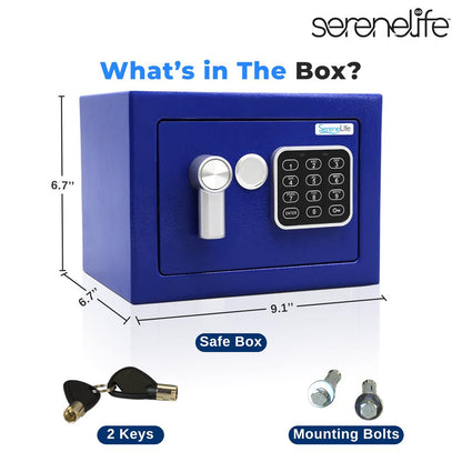 Electronic Home & Office Safe - SLSFE12BL