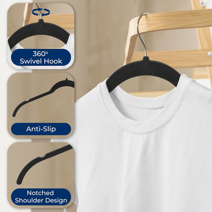 30-Piece Velvet Hangers - SLSHBK30