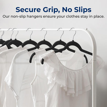 50-Piece Velvet Hangers - SLSHBK50