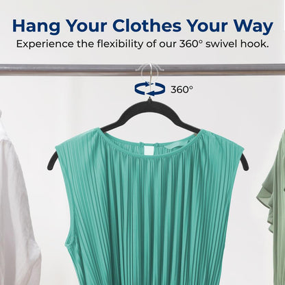 50-Piece Velvet Hangers - SLSHBK50