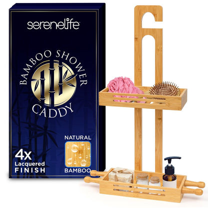 Bamboo Hanging Shower Caddy - SLSHCD90