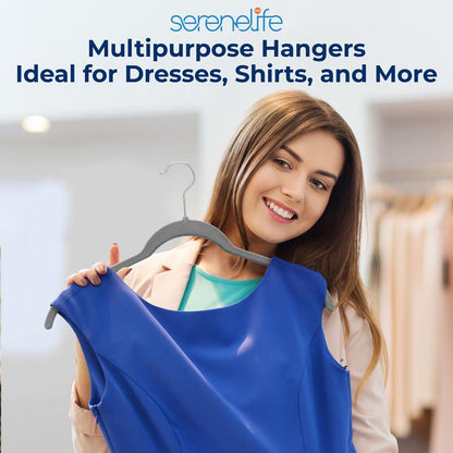 50-Piece Velvet Hangers - SLSHGR50