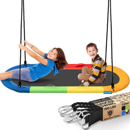 40" Saucer Swing with Pillow and Handles - SLSOVSWNG09RB