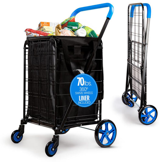 Small Foldable Shopping Cart with Cart L - SLSPCART55