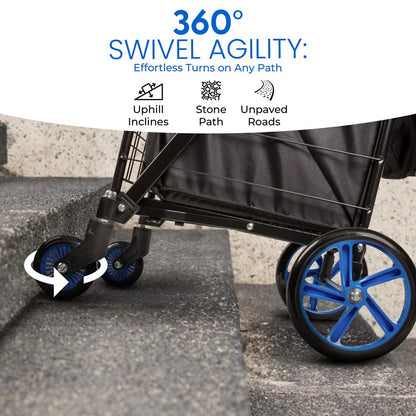 Small Foldable Shopping Cart with Cart L - SLSPCART55