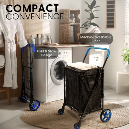 Small Foldable Shopping Cart with Cart L - SLSPCART55