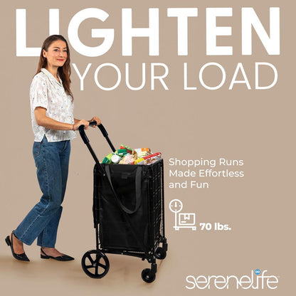 Small Foldable Shopping Cart with Cart L - SLSPCART65