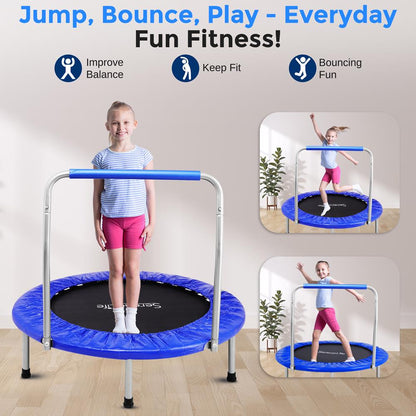 Jumping Fun Sports Trampoline, Kids Size - SLSPT365