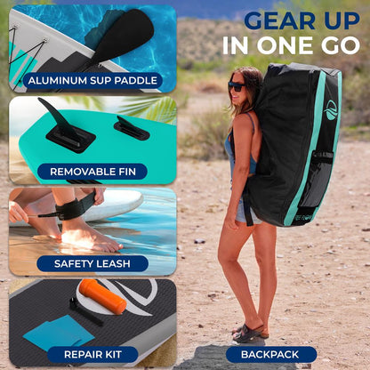 Free-Flow SUP Inflatable Paddle Board - SLSUPB105