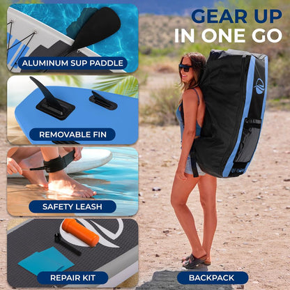 Free-Flow SUP Inflatable Paddle Board - SLSUPB125