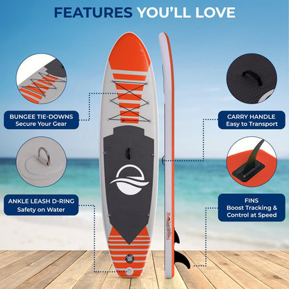 Free-Flow SUP Inflatable Paddle Board - SLSUPB135