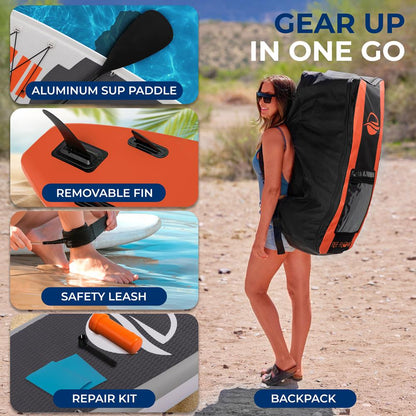 Free-Flow SUP Inflatable Paddle Board - SLSUPB135