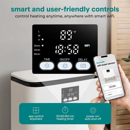 Towel Warmer with WIFI - SLTLR225W