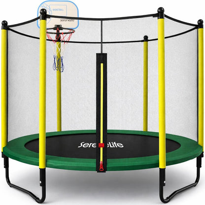 5ft. Trampoline with Enclosure Safety Ne - SLTRA5BL