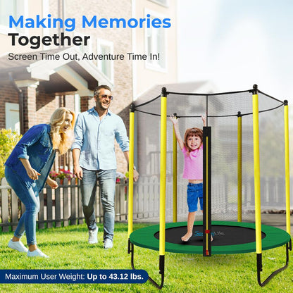 5ft. Trampoline with Enclosure Safety Ne - SLTRA5BL