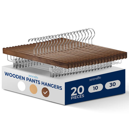 Wooden Pants Hangers - SLWPHBR20