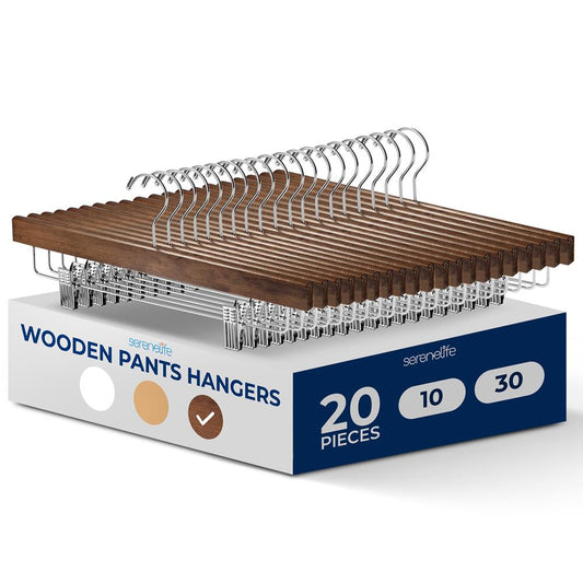 Wooden Pants Hangers - SLWPHBR20